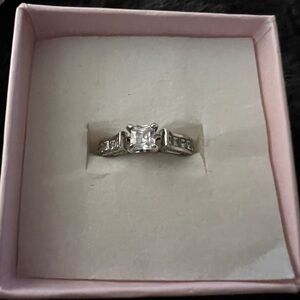 Diamonique ring size 8 brand new in box
